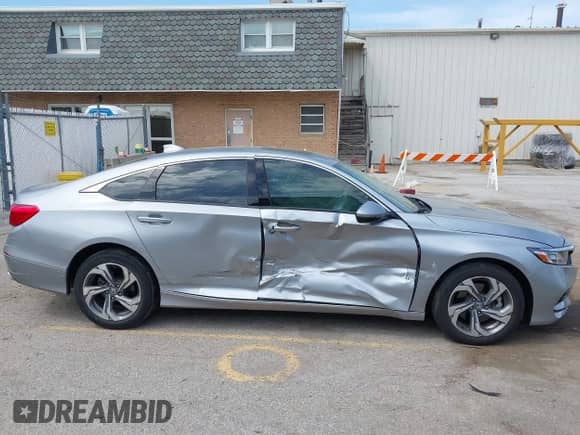 2020 Honda Accord EX-L with VIN 1HGCV2F50LA004868, listed as a IAAI auction lot 42261331 with 27,195 mi miles and . Bid and sale history available at DreamBid. Image 13.