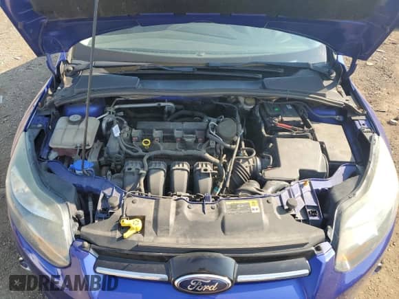 2013 Ford Focus Titanium with VIN 1FADP3J22DL113473, listed as a Copart auction lot 69153185 with 109,640 mi miles and Salvage title. Bid and sale history available at DreamBid. Image 11.