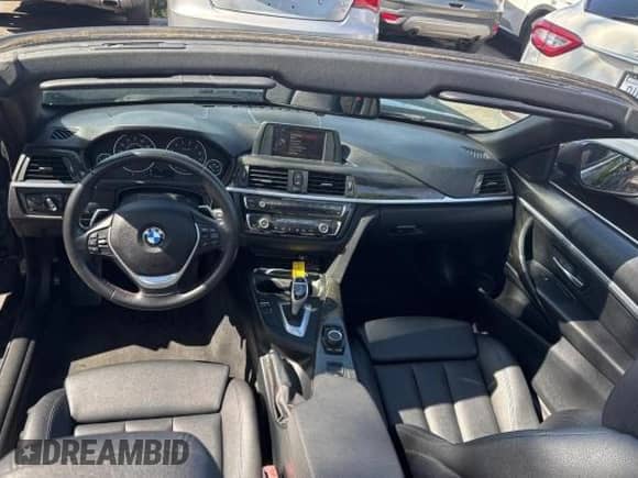 2017 BMW 4 Series 430i with VIN WBA4U7C53H5H19215, listed as a Copart auction lot 64306705 with 113,807 mi miles and Clean title. Bid and sale history available at DreamBid. Image 9.