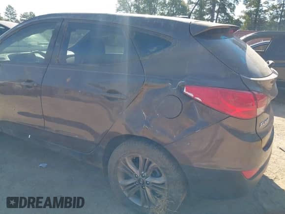 2014 Hyundai Tucson GLS with VIN KM8JT3AF2EU847632, listed as a IAAI auction lot 43447003 with 103,178 mi miles and . Bid and sale history available at DreamBid. Image 6.