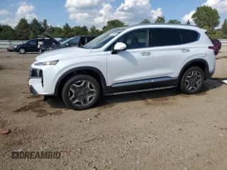 2021 Hyundai Santa Fe Limited с VIN 5NMS4DAL8MH334229, выставлен на аукционе Copart как лот 62408705 с пробегом 25 780 миль миль и Списание • Salvage title. История ставок и продаж доступна на DreamBid. Изображение 1.