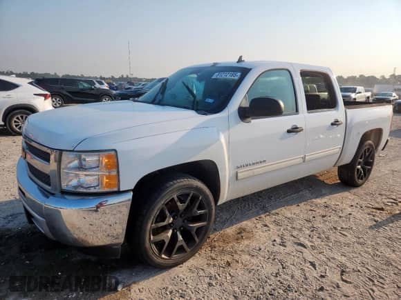 2013 Chevrolet Silverado 1500 LT with VIN 3GCPCSE05DG109775, listed as a Copart auction lot 81212185 with 167,445 mi miles and Salvage title. Bid and sale history available at DreamBid. Image 1.