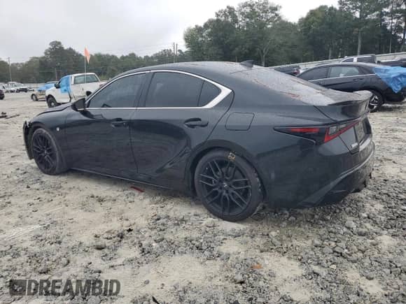 2021 Lexus IS 350 F Sport with VIN JTHGZ1B27M5039524, listed as a Copart auction lot 85511625 with 37,678 mi miles and Salvage title. Bid and sale history available at DreamBid. Image 2.