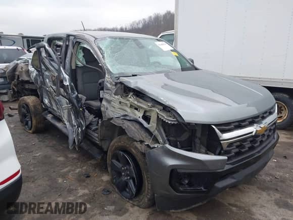 2021 Chevrolet Colorado 4WD Work Truck z VIN 1GCGTBEN9M1296691, wystawiony jako IAAI lot #41460241 z przebiegiem 55 952 mil mil oraz . Historia ofert i sprzedaży dostępna na DreamBid. Obrazek 1.