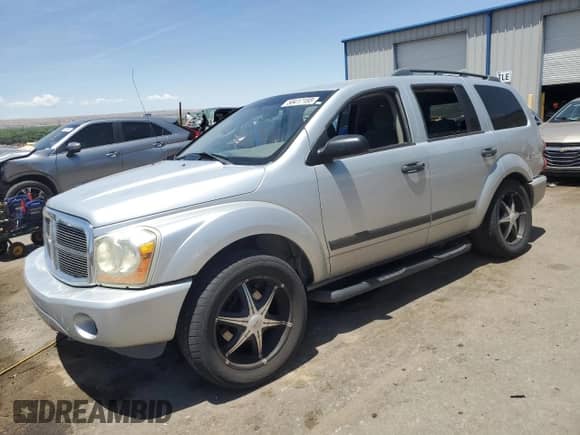 2006 Dodge Durango SLT с VIN 1D4HD48N16F104696, выставлен на аукционе Copart как лот 58417185 с пробегом 165 092 миль миль и Списание • Salvage title. История ставок и продаж доступна на DreamBid. Изображение 1.