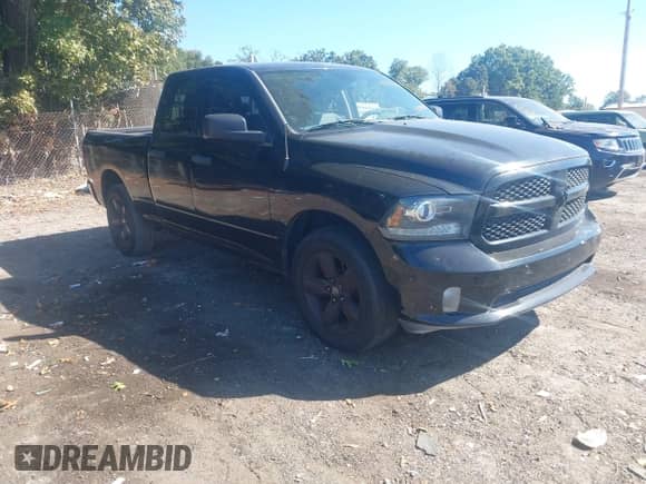 2014 Ram 1500 Express with VIN 1C6RR6FT3ES235125, listed as a IAAI auction lot 43362054 with 202,261 mi miles and . Bid and sale history available at DreamBid. Image 1.