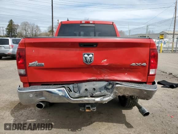 2016 Ram 1500 SLT with VIN 1C6RR7LM3GS178754, listed as a Copart auction lot 51489645 with 125,849 mi miles and Salvage title. Bid and sale history available at DreamBid. Image 6.