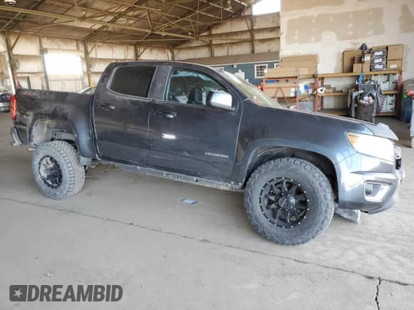 2019 Chevrolet Colorado 2WD Z71 with VIN 1GCGSDEA1K1119917, listed as a Copart auction lot 60749825 with 64,762 mi miles and Salvage title. Bid and sale history available at DreamBid. Image 4.