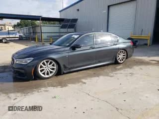 2016 BMW 7 Series 750i with VIN WBA7F0C53GGL99425, listed as a Copart auction lot 59640465 with Not provided miles and Clean title. Bid and sale history available at DreamBid. Image 1.