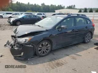 2015 Subaru Impreza Special Sports Premium with VIN JF1GPAY67FH326919, listed as a Copart auction lot 67341425 with 128,813 mi miles and Salvage title. Bid and sale history available at DreamBid. Image 1.