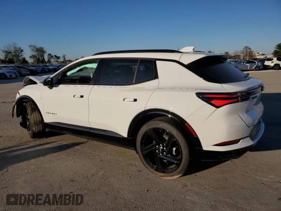 2024 Chevrolet Equinox EV RS with VIN 3GN7DSRP6RS294001, listed as a Copart auction lot 87216304 with 5,813 mi miles and Salvage title. Bid and sale history available at DreamBid. Image 2.