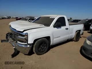2018 Chevrolet Silverado 1500 Work Truck with VIN 1GCNKNECXJZ362480, listed as a Copart auction lot 73977784 with 26,073 mi miles and Salvage title. Bid and sale history available at DreamBid. Image 1.