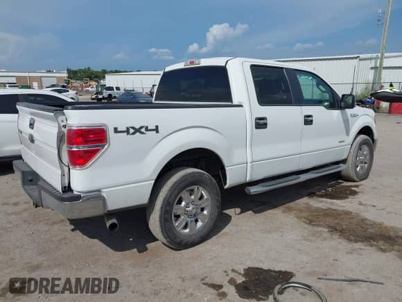 2012 Ford F-150 XL with VIN 1FTFW1ETXCFC46329, listed as a IAAI auction lot 43027270 with 153,168 mi miles and . Bid and sale history available at DreamBid. Image 4.