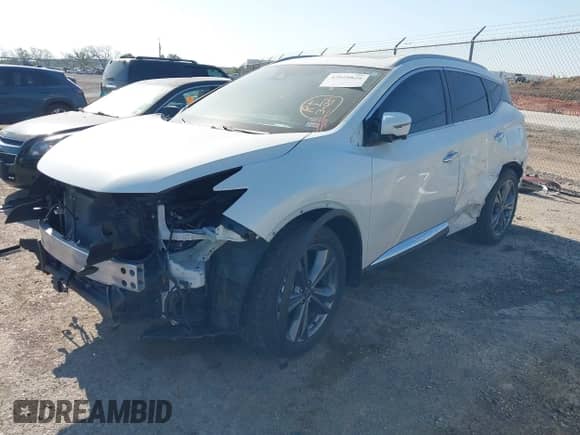 2024 Nissan Murano Platinum with VIN 5N1AZ2DS5RC108736, listed as a IAAI auction lot 42029826 with 18,026 mi miles and . Bid and sale history available at DreamBid. Image 21.