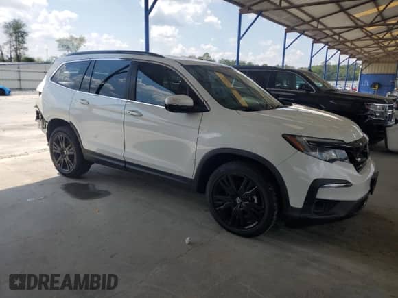 2021 Honda Pilot Special Edition with VIN 5FNYF5H26MB003934, listed as a Copart auction lot 68756805 with Not provided miles and Salvage title. Bid and sale history available at DreamBid. Image 4.