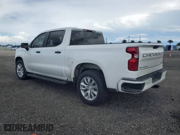2024 Chevrolet Silverado 1500 Custom z VIN 3GCPABEK5RG129491, wystawiony jako Copart lot #80684855 z przebiegiem Nie podano mil oraz Szkoda całkowita • Salvage title. Historia ofert i sprzedaży dostępna na DreamBid. Obrazek 2.