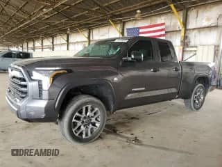 2024 Toyota Tundra SR5 with VIN 5TFLA5DA8RX176986, listed as a Copart auction lot 51018855 with 17,414 mi miles and Salvage title. Bid and sale history available at DreamBid. Image 1.