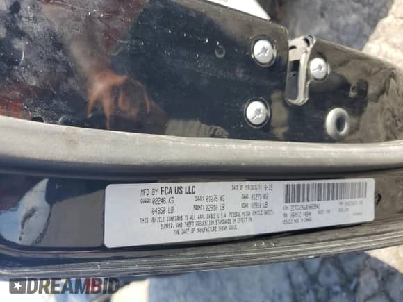 2019 Dodge Challenger SXT z VIN 2C3CDZAG2KH669942, wystawiony jako Copart lot #83860915 z przebiegiem 67 621 mil mil oraz Szkoda całkowita • Salvage title. Historia ofert i sprzedaży dostępna na DreamBid. Obrazek 13.