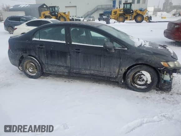 2010 Honda Civic with VIN 2HGFA1F23AH034325, listed as a Copart auction lot 43553895 with 163,372 mi miles and Salvage title. Bid and sale history available at DreamBid. Image 4.