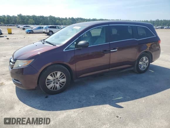 2014 Honda Odyssey LX с VIN 5FNRL5H2XEB008827, выставлен на аукционе Copart как лот 66484345 с пробегом 286 368 миль миль и Списание • Salvage title. История ставок и продаж доступна на DreamBid. Изображение 1.