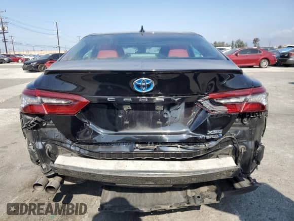 2021 Toyota Camry Hybrid XSE with VIN 4T1K31AK5MU549676, listed as a Copart auction lot 81924375 with 83,653 mi miles and Salvage title. Bid and sale history available at DreamBid. Image 6.