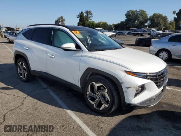 2022 Hyundai Tucson Limited с VIN KM8JECA11NU031994, выставлен на аукционе Copart как лот 80674635 с пробегом 33 273 миль миль и Списание • Salvage title. История ставок и продаж доступна на DreamBid. Изображение 4.