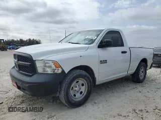 2013 Ram 1500 Tradesman z VIN 3C6JR6AP7DG579960, wystawiony jako Copart lot #48176525 z przebiegiem Nie podano mil oraz Szkoda całkowita • Salvage title. Historia ofert i sprzedaży dostępna na DreamBid. Obrazek 1.