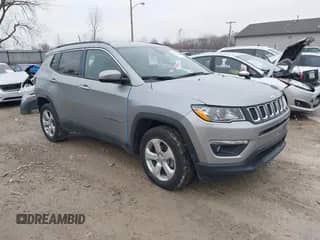 2021 Jeep Compass Altitude with VIN 3C4NJDBB4MT504634, listed as a IAAI auction lot 41525356 with 25,066 mi miles and . Bid and sale history available at DreamBid. Image 1.