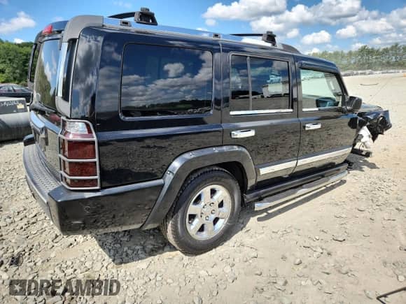 2006 Jeep Commander Limited with VIN 1J8HG58N56C286374, listed as a Copart auction lot 68186955 with 184,519 mi miles and Salvage title. Bid and sale history available at DreamBid. Image 3.