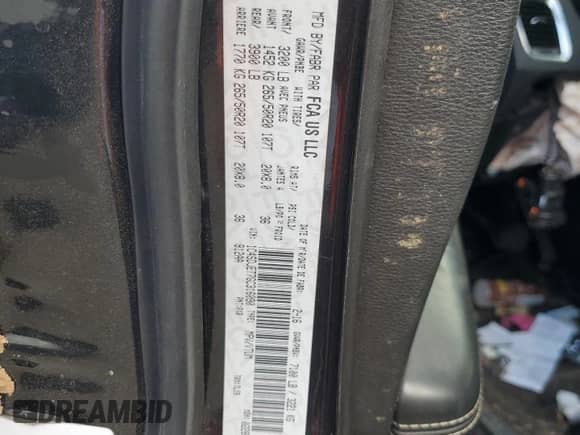 2016 Dodge Durango Citadel Anodized Platinum with VIN 1C4SDJET7GC316090, listed as a Copart auction lot 71936774 with Not provided miles and Salvage title. Bid and sale history available at DreamBid. Image 12.