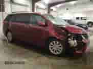 2012 Toyota Sienna XLE with VIN 5TDDK3DCXCS030965, listed as a Copart auction lot 80199605 with 198,869 mi miles and Salvage title. Bid and sale history available at DreamBid. Image 4.