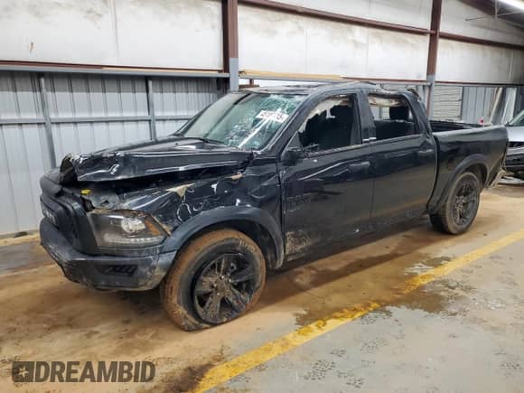 2024 Ram 1500 Warlock z VIN 1C6RR6LG4RS128680, wystawiony jako Copart lot #45189715 z przebiegiem 24 454 mil mil oraz Szkoda całkowita • Salvage title. Historia ofert i sprzedaży dostępna na DreamBid. Obrazek 1.