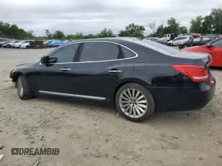 2014 Hyundai Equus Signature z VIN KMHGH4JHXEU090515, wystawiony jako Copart lot #69277235 z przebiegiem 126 614 mil mil oraz Szkoda całkowita • Salvage title. Historia ofert i sprzedaży dostępna na DreamBid. Obrazek 2.