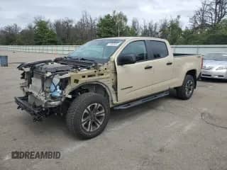 2021 Chevrolet Colorado 4WD Z71 with VIN 1GCGTDEN6M1289449, listed as a Copart auction lot 71902635 with 57,528 mi miles and Salvage title. Bid and sale history available at DreamBid. Image 1.