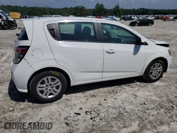 2017 Chevrolet Sonic LT with VIN 1G1JG6SH1H4166224, listed as a Copart auction lot 65697505 with 106,509 mi miles and Salvage title. Bid and sale history available at DreamBid. Image 3.