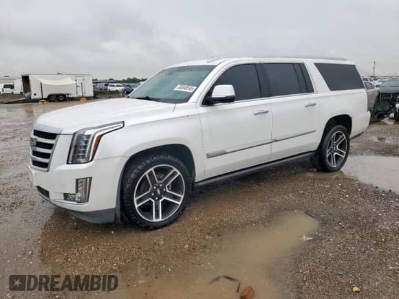 2016 Cadillac Escalade ESV Premium Collection с VIN 1GYS4JKJ5GR398878, выставлен на аукционе Copart как лот 60048545 с пробегом 123 839 миль миль и Списание • Salvage title. История ставок и продаж доступна на DreamBid. Изображение 1.