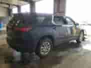 2022 Chevrolet Traverse LS z VIN 1GNERFKWXNJ138301, wystawiony jako Copart lot #59887205 z przebiegiem Nie podano mil oraz Szkoda całkowita • Salvage title. Historia ofert i sprzedaży dostępna na DreamBid. Obrazek 3.
