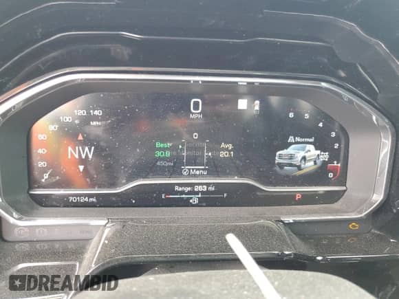 2022 GMC Sierra 1500 SLT with VIN 3GTUUDET6NG579207, listed as a Copart auction lot 54674665 with 70,124 mi miles and Salvage title. Bid and sale history available at DreamBid. Image 9.