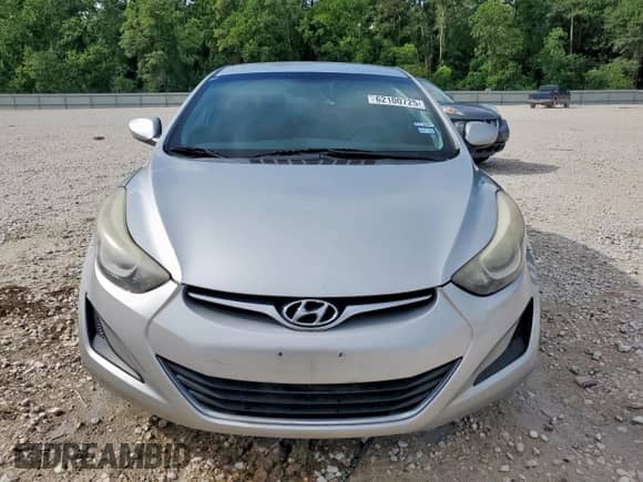 2014 Hyundai Elantra SE with VIN 5NPDH4AE0EH510676, listed as a Copart auction lot 62100725 with 163,663 mi miles and Salvage title. Bid and sale history available at DreamBid. Image 5.