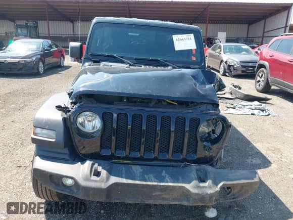 2023 Jeep Wrangler Sport S с VIN 1C4HJXDG7PW600571, выставлен на аукционе IAAI как лот 42665711 с пробегом 59 миль миль и . История ставок и продаж доступна на DreamBid. Изображение 11.