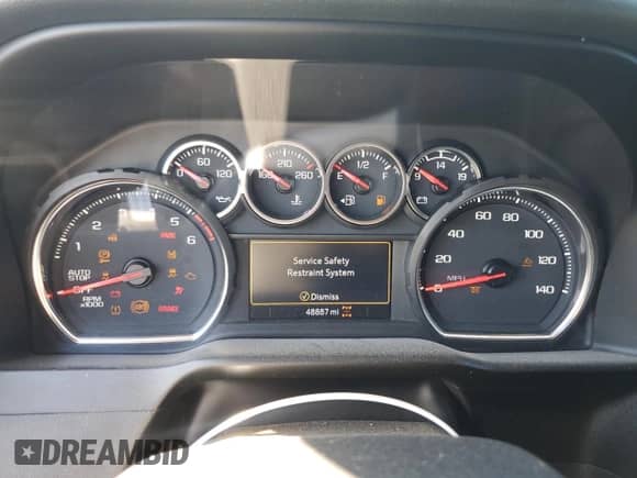 2021 Chevrolet Silverado 1500 LT с VIN 3GCUYDETXMG418765, выставлен на аукционе Copart как лот 71832095 с пробегом 48 887 миль миль и Списание • Salvage title. История ставок и продаж доступна на DreamBid. Изображение 9.