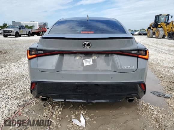 2024 Lexus IS 350 F Sport z VIN JTHGZ1B2XR5076820, wystawiony jako Copart lot #70474665 z przebiegiem 23 126 mil mil oraz Nie do naprawy • Non repairable. Historia ofert i sprzedaży dostępna na DreamBid. Obrazek 6.