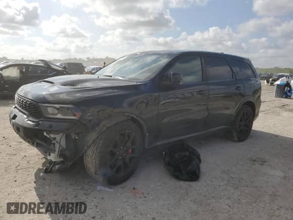2022 Dodge Durango SRT 392 с VIN 1C4SDJGJ9NC212807, выставлен на аукционе Copart как лот 55156405 с пробегом 42 526 миль миль и Списание • Salvage title. История ставок и продаж доступна на DreamBid. Изображение 1.