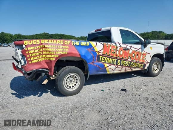 2022 Chevrolet Silverado 1500 Work Truck with VIN 3GCNWAEK0NG218141, listed as a Copart auction lot 62639165 with 81,971 mi miles and Salvage title. Bid and sale history available at DreamBid. Image 3.