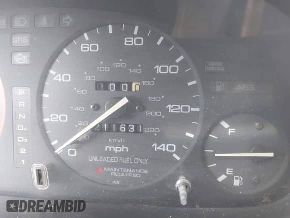 1996 Honda Accord EX z VIN 1HGCE667XTA019483, wystawiony jako IAAI lot #39625724 z przebiegiem 211 631 mil mil oraz . Historia ofert i sprzedaży dostępna na DreamBid. Obrazek 7.