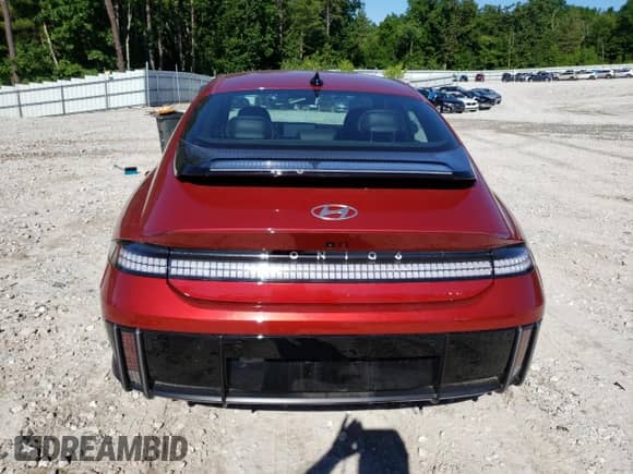 2023 Hyundai Ioniq 6 Limited with VIN KMHM54AC8PA026588, listed as a Copart auction lot 60445824 with 5,068 mi miles and Salvage title. Bid and sale history available at DreamBid. Image 6.