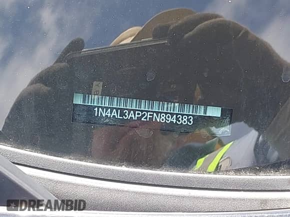 2015 Nissan Altima S с VIN 1N4AL3AP2FN894383, выставлен на аукционе IAAI как лот 43350378 с пробегом 142 665 миль миль и . История ставок и продаж доступна на DreamBid. Изображение 17.