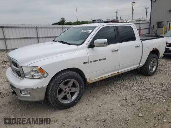 2011 Ram 1500 SLT with VIN 1D7RV1CT1BS664602, listed as a Copart auction lot 58494835 with 210,187 mi miles and Non repairable. Bid and sale history available at DreamBid. Image 1.