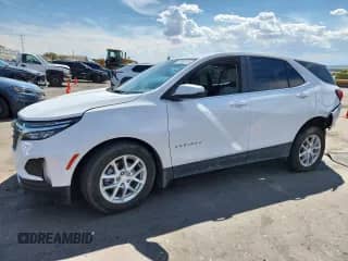 2024 Chevrolet Equinox LT с VIN 3GNAXUEG4RL122154, выставлен на аукционе Copart как лот 70951415 с пробегом 46 017 миль миль и Списание • Salvage title. История ставок и продаж доступна на DreamBid. Изображение 1.