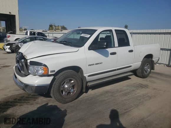 2004 Dodge 2500 SLT with VIN 3D7KA28D74G251503, listed as a Copart auction lot 74356444 with 182,766 mi miles and Salvage title. Bid and sale history available at DreamBid. Image 1.